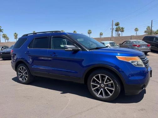 Blue 2015 Ford Explorer XLT
