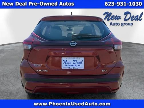 Red 2022 Nissan Kicks SV