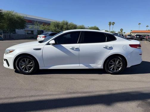 White 2020 Kia Optima LX