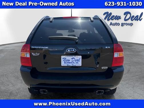Black 2005 Kia Sportage LX