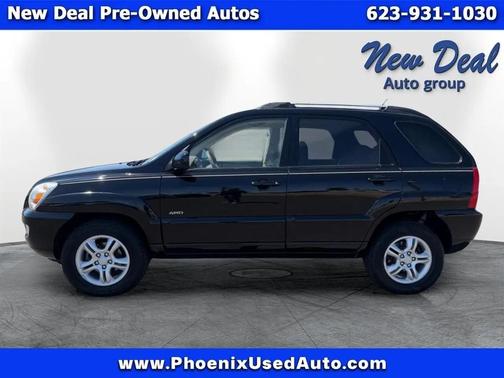 Black 2005 Kia Sportage LX