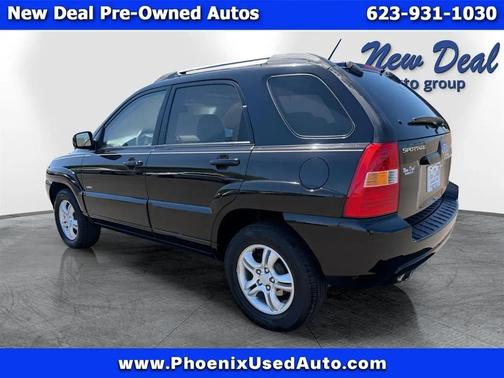 Black 2005 Kia Sportage LX