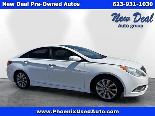 White 2014 Hyundai SONATA Limited