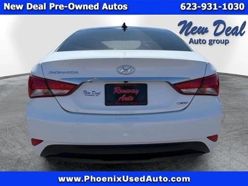 White 2014 Hyundai SONATA Limited