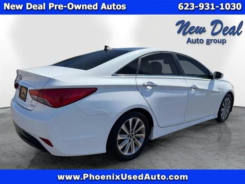 White 2014 Hyundai SONATA Limited