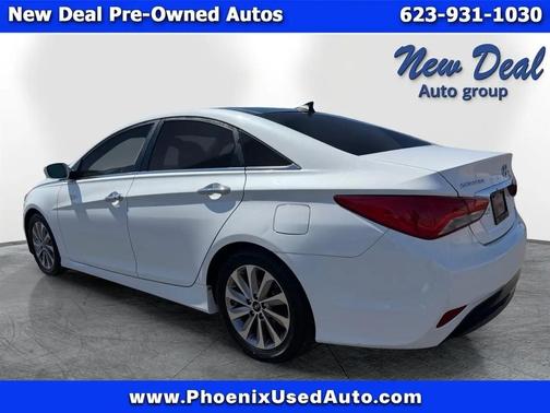 White 2014 Hyundai SONATA Limited