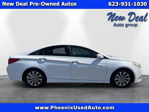 White 2014 Hyundai SONATA Limited