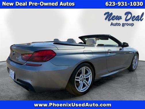Gray 2014 BMW 640 640i Convertible