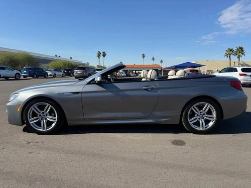 Gray 2014 BMW 640 640i Convertible