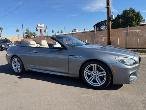 Gray 2014 BMW 640 640i Convertible