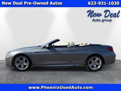 Gray 2014 BMW 640 640i Convertible