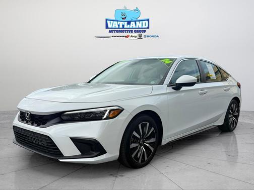 Platinum White Pearl 2024 Honda Civic