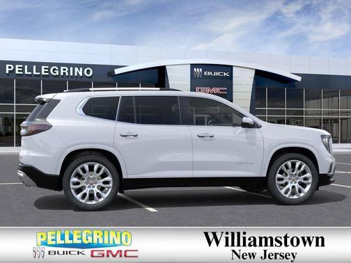 Glacier White Tricoat 2026 GMC Acadia Denali