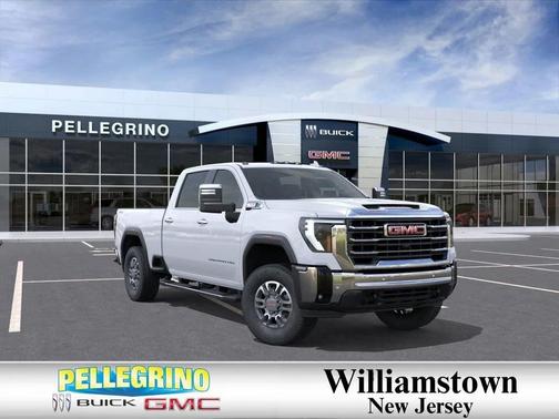Glacier White Tricoat 2026 GMC Sierra 2500 SLT
