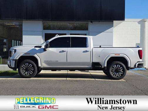 White Frost Tricoat 2025 GMC Sierra 2500 Denali Ultimate