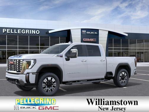 Glacier White Tricoat 2026 GMC Sierra 2500 Denali