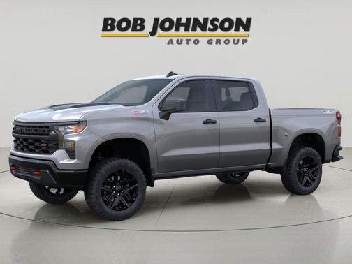 Sterling Gray Metallic 2026 Chevrolet Silverado 1500 Custom Trail Boss