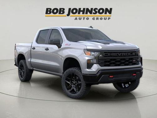 Sterling Gray Metallic 2026 Chevrolet Silverado 1500 Custom Trail Boss