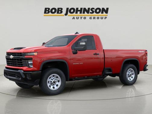 Red Hot 2026 Chevrolet Silverado 3500 Regular Cab, Long Bed, WT Dual Rear Wheel, 4WD