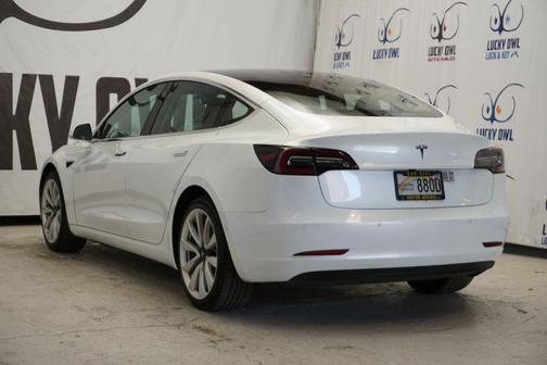 White 2018 Tesla Model 3 Mid Range