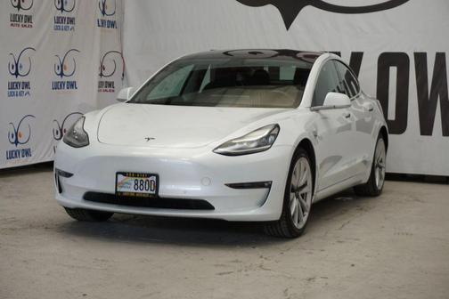 White 2018 Tesla Model 3 Mid Range