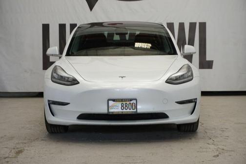 White 2018 Tesla Model 3 Mid Range