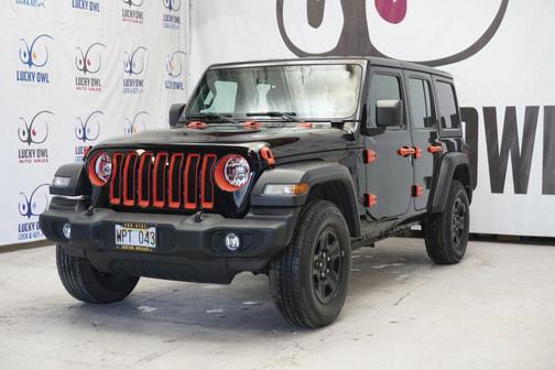 Black 2022 Jeep Wrangler Unlimited Sport