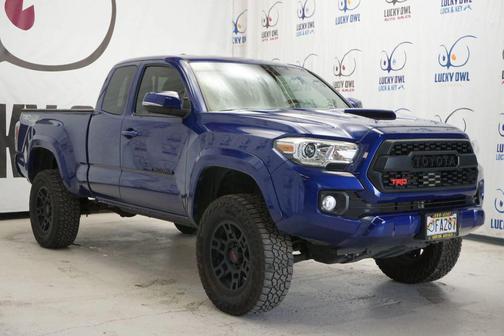 Blue 2023 Toyota Tacoma TRD Sport