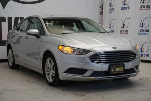 Silver 2018 Ford Fusion Hybrid S