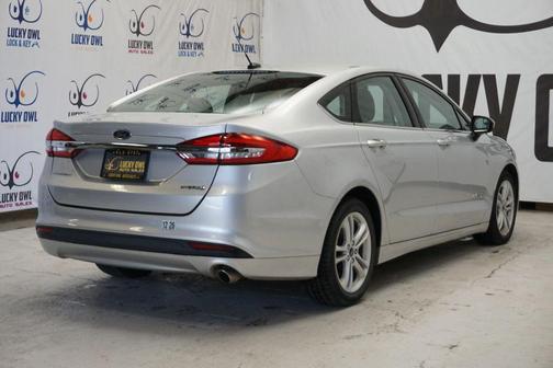 Silver 2018 Ford Fusion Hybrid S