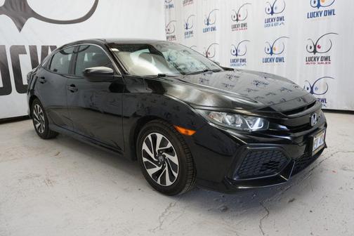 Black 2018 Honda Civic LX