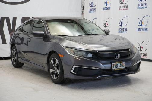 Gray 2019 Honda Civic LX