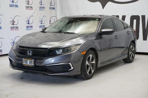 Gray 2019 Honda Civic LX