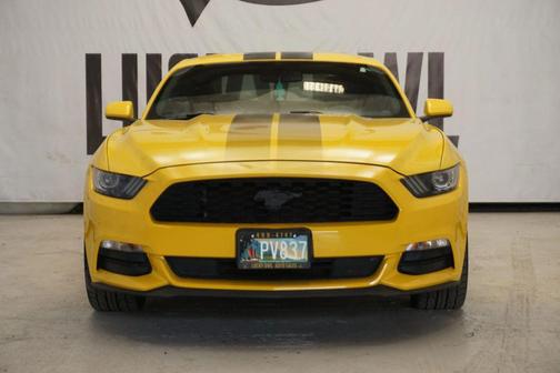 Yellow 2017 Ford Mustang V6