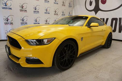 Yellow 2017 Ford Mustang V6