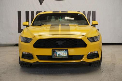 Yellow 2017 Ford Mustang V6
