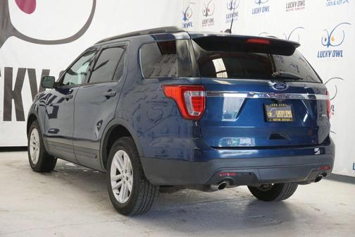 Blue 2017 Ford Explorer sport
