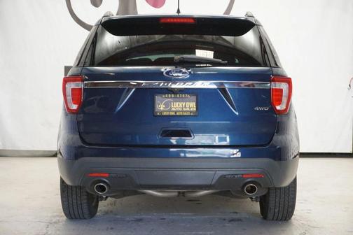 Blue 2017 Ford Explorer sport
