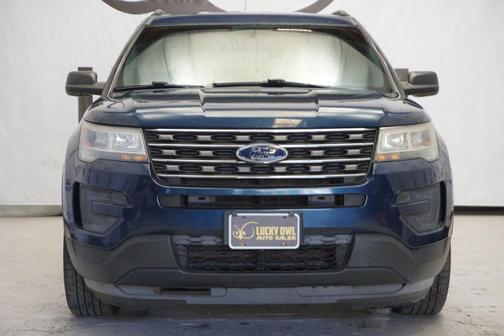 Blue 2017 Ford Explorer sport