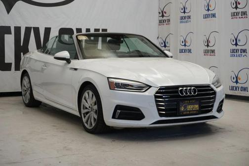 White 2018 Audi A5 2.0T Premium