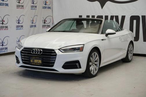 White 2018 Audi A5 2.0T Premium