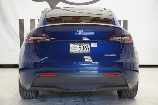 Blue 2022 Tesla Model Y Performance Dual Motor All-Wheel Drive