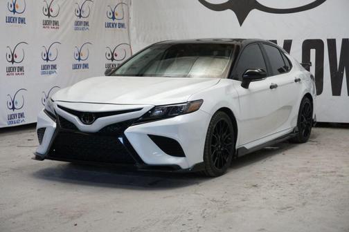 White 2022 Toyota Camry TRD