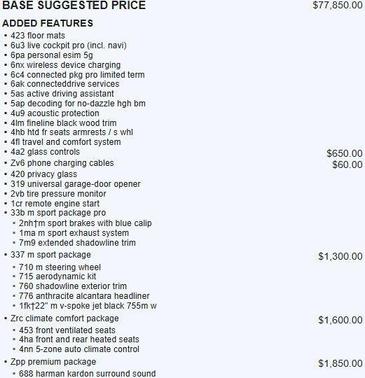 Black Sapphire Metallic 2023 BMW X7 xDrive40i