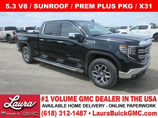 Onyx Black 2026 GMC Sierra 1500 SLT