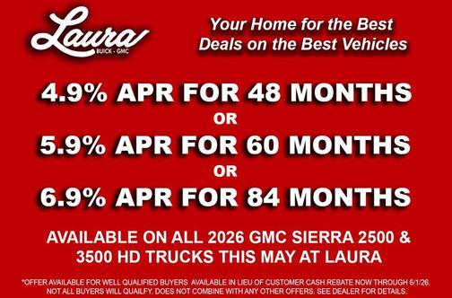 Summit White 2026 GMC Sierra 2500 AT4