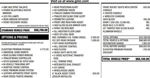 2024 GMC Sierra 1500 Elevation