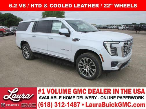 Glacier White 2026 GMC Yukon XL Denali