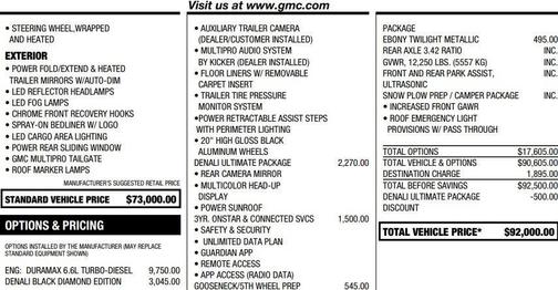 2023 GMC Sierra 3500 Denali