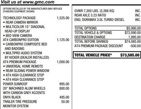 2024 GMC Sierra 1500 AT4